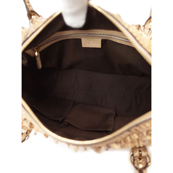 Gucci Ruffle Python Handbag - Picture 3 of 5